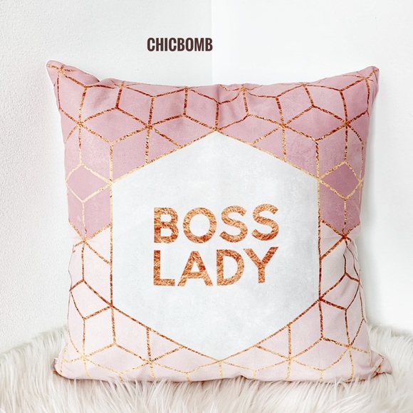 Other - CHIC Accent Pillow Cover - BOSS LADY